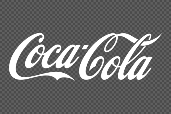 Coca Cola White Logo